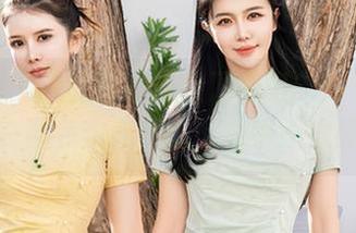 星颜社 – 我的眼睛停在了易阳Silvia的白裙上，图包里有什么，似乎不太重要。